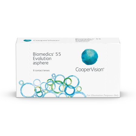 Biomedics 55 Evolution - 6 linser från Biomedics - Månadslinser