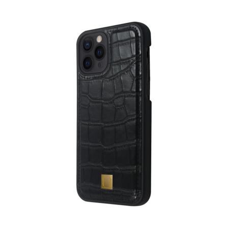 Iphone 12 / 12 Pro Marvêlle Magnetiskt Skal Black Croco Svart
