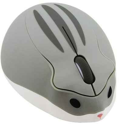 Söt Hamsterformad Bärbar Trådlös Mus