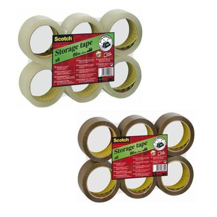 SCOTCH Packtejp 309 PP 50mmx66m klar - Lyreco - Emballage och lagerutrustning - Packtejper - Packtejp PP