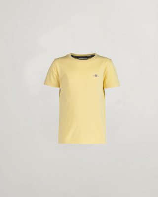 GANT - Shield t-skjorte til barn dusty light yellow