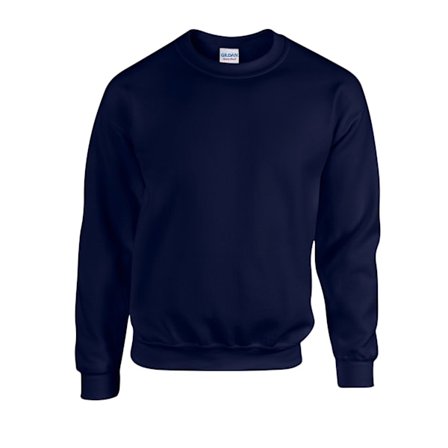 Gildan Herr Heavy Blend Sweatshirt 5XL Marinblå