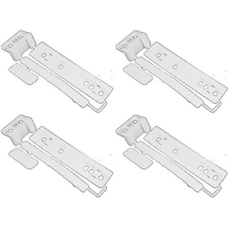 4 X Universal Integrated Sliding Door Hinge Mounting Kit_ Ruikalucky