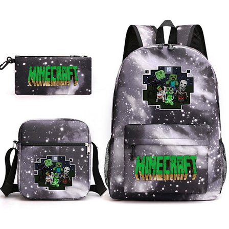 Min verden skolesekk trykk tredelt sett Stjernehimmel svart ~ 2