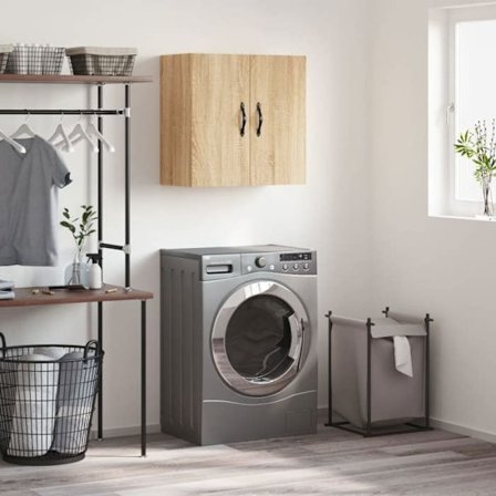 vidaXL Vägghängd garderob ek sonoma 60x31x60 cm ingenjörsträ 829959