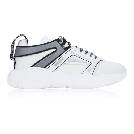 Moschino - Sneakers - Vit - Herr - Storlek: 40 Eu, Herr, Storlek: 40 EU
