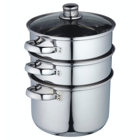 Kitchen craft Three Tier Höyrykeitin 22 cm, 3 kerrosta