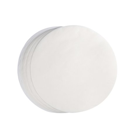 Forskårne cirkler af bagepapir, non-stick bagepapir til 10 tommer runde kageforme, varmebestandigt silikonepapir, alsidige madlavningsark til