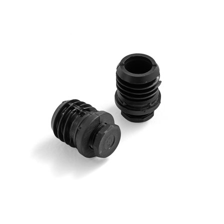 Adjustable foot for desk BORÅS/SONITUS, 14 mm, black