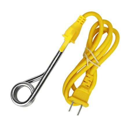 Kokende vannvarmerør varmt vann varmes opp raskt mini-pinne nedsenkningsvarmer kaffevamer for reise camping oppvarming te vann kakao melk (1 stk, 