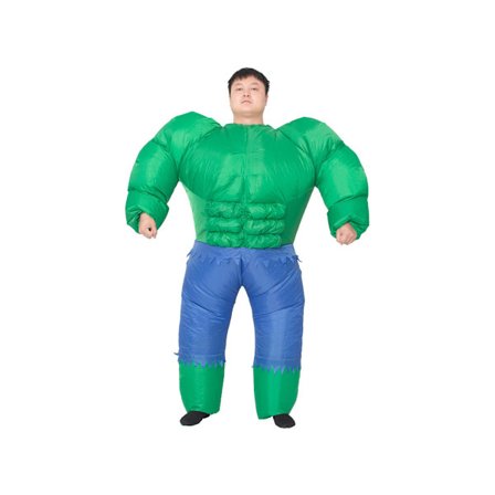 Puhallettava Hulk-asu