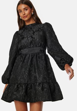 VERO MODA Vmsulle L/S Short Dress Black Klær