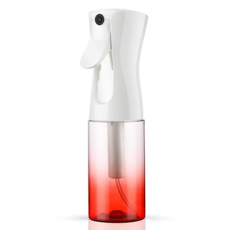 Kiharasuihkepullo, 200 ml:n gradientti punainen ammattimainen kampaamosuihkepullo, 200 ml tyhjä jatkuva hienosumuinen suihkepullo