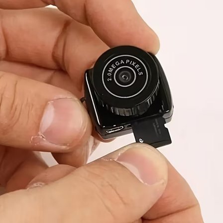 Y2000 Bærbar Video- og Lydoptager – Kompakt Kamera med 640x480 Opløsning, Indbygget Batteri og SD-Kortoptagelse