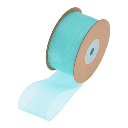 Lake Blue Organza Ribbon Chiffon Band Ribbons For Crafts