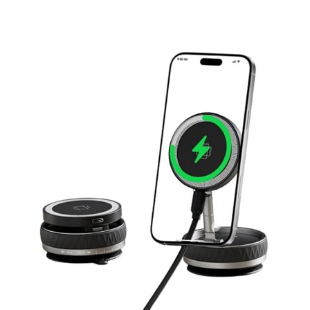 360 muunneltava alumiiniseos autoteline magneettinen radiolaite alipainepaine