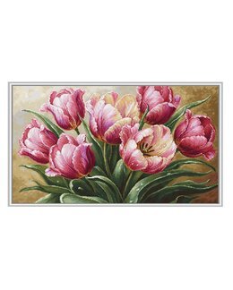 Broderikit Billede Graciøse tulipaner - Luca-S