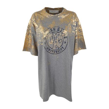 Golden Goose, T-Shirts Grijs, Dames, Maat:S
