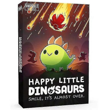 Happy Little Dinosaurs Brädspel Grundläggande Expansion Edition Återträff Camping Tema Festspel Interaktivt Spelkort Leksak tonårsgåva
