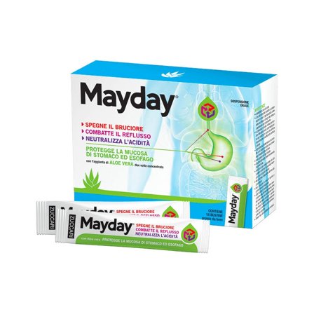 Mayday Sospensione Uso Orale Menta 24 Bustine 10ml