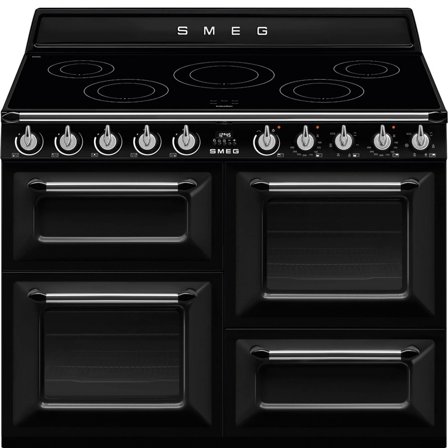 Smeg TR4110IBL2 Victoria komfur med 3 ovne 110 cm, sort | KitchenOne