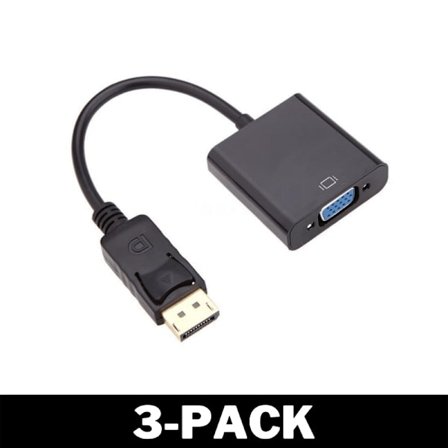 DisplayPort till VGA Adapter Svart