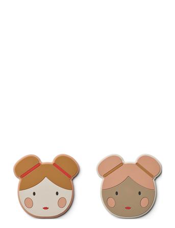 Gia Teether 2-Pack Toys Baby Toys Teething Toys Multi/patterned Liewood