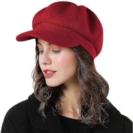 Newsboy-caps for kvinner, skjermcaps, vintercaps, basker, vintercaps, Newsboy, høst