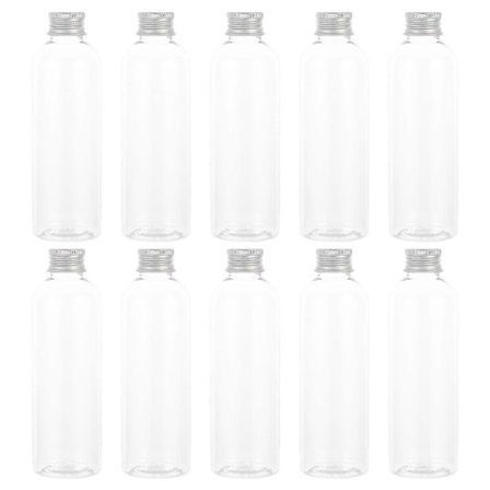 10 st Hushållsjuiceflaskor Multifunktionella Plastflaskor Praktiska Tomma Flaskor