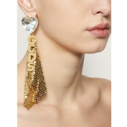 Gcds Earrings Gul, Dame Øreringe, Størrelse: ONE Size