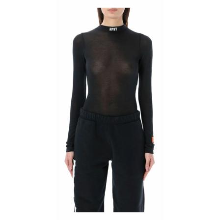 Heron Preston Women& Clothing Topwear Black Ss23 , Zwart , Dames , Maat: S