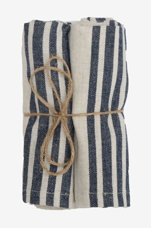 Gustav Ovland - Serviet Apell 4-pak - Blå - Servietter - 45X45 - Fra Homeroom