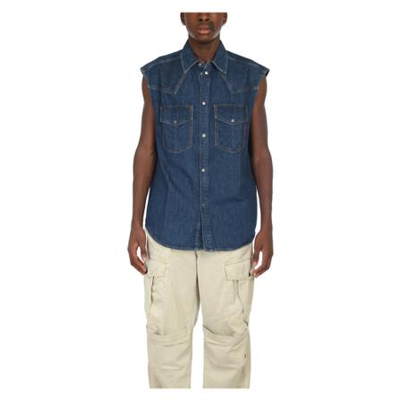 Diesel Denim Jakke Blå, Herre