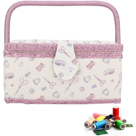 Ompelukorit, klassiset kangasompelusarjan säilytyslaatikot, vintage-ompelutarvikkeiden säilytyskaapit, tee-se-itse askartelutarvikkeet