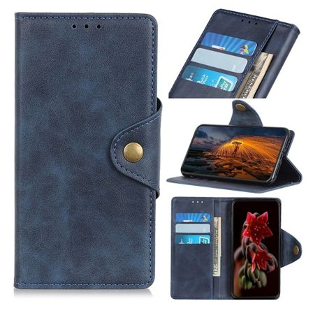 Alpha läder iPhone 11 Pro Max fodral - Blå