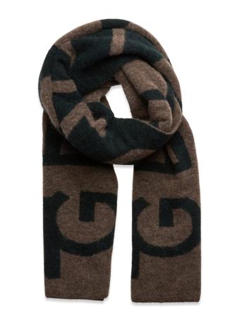 Alphagz Scarf Accessories Scarves Winter Scarves Svart Gestuz*Betinget Tilbud