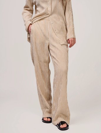 Ivo Nikkolo Woven Trousers, Tirge - Beige - M