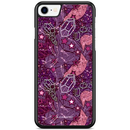 Bjornberry Skal iPhone 7 - Lila Stjärnor