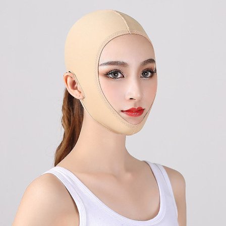 V ansiktsbandage litet ansikte tunt ansikte plastmassageverktyg