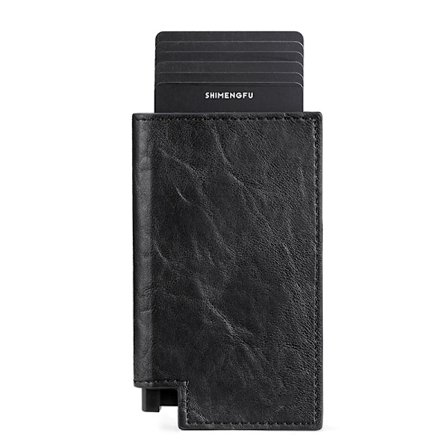 Herre Kreditkort Holder RFID Læder Bankkort Holder Pop Up Wa