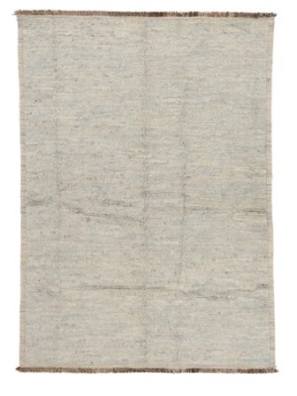 Handgeknoopt Berber Style Vloerkleed 170X237 Donker Geel/Geel