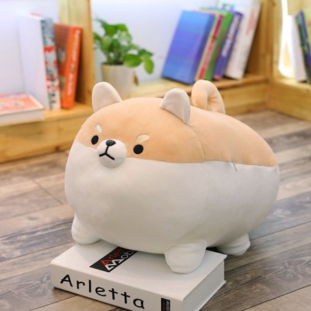 Pet Dog Den nye 40 cm 50 cm Squishmallows plussleketøy Dyr Kawaii myk stor pute