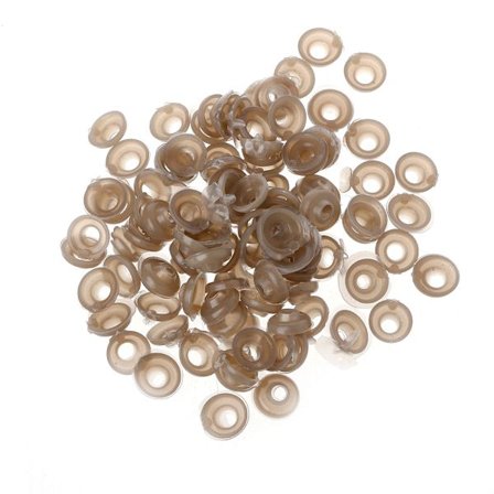 100 stk Plast Sikkerhet for Triangle Velvet Neser For Dyredukke Teddybjørn for