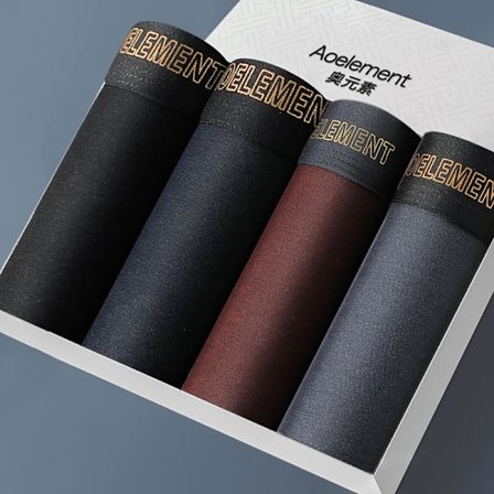 4PCS herrunderkläder Kalsonger Andas boxer