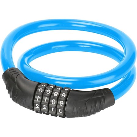 Cykel lås, Trailer lås, 4-cifret kode cykellås med nulstilling, til cykler (Blå)