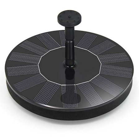 Solar vatten fontän pump, fristående 1,4w flytande fågelbad utomhus fontän pump för trädgård och uteplats, solpanel kit vattenpump