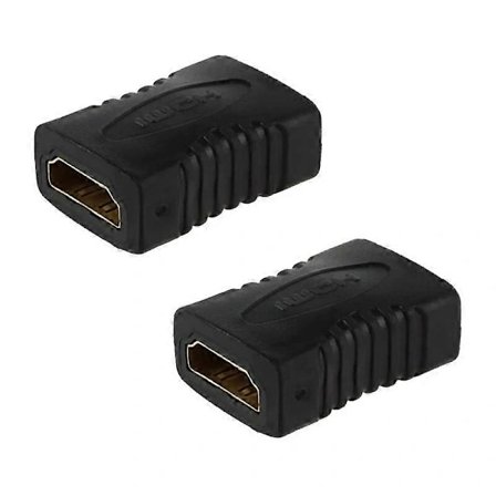 2X HDMI F/F Naaras Naaras Sukupuolenvaihtaja Adapteri Liitin HDTV:lle