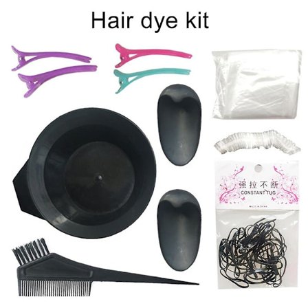 Hår färgning verktyg set DIY hårfärgning frisör borstar blandningsskål Pro salong hårfärg nyans hår styling verktyg kit