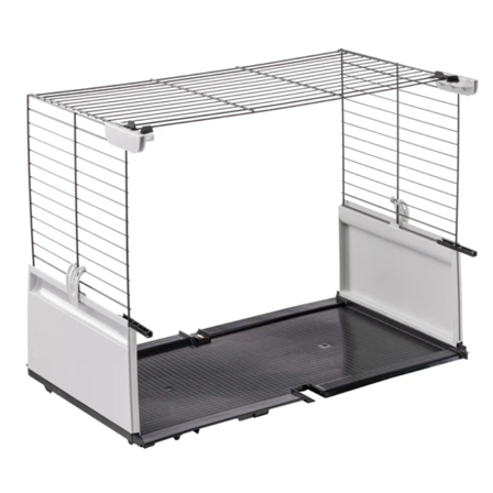 Ferplast - Cage Modular Extension Black 40 x 72 x 56 cm - Smådyr - Bur og transport - Kaninbur & marsvinbur - ZOO.no