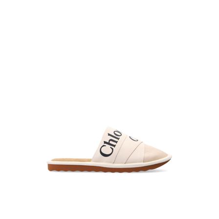 Chloé, Woody slides Beige, Dames, Maat:41 EU